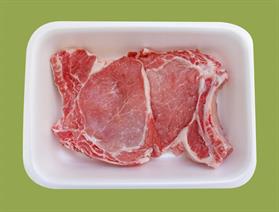 BISTECCHE DI LOMBO DI SUINO 2PZ=CIRCA 450GR