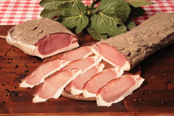 LOMBO RUSTICO DI SUINO AFFUMICATO FETTE 1PZ=CIRCA 120GR