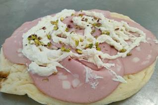 PIZZA MORTADELLA E STRACCIATELLA 1PZ=CIRCA 550GR